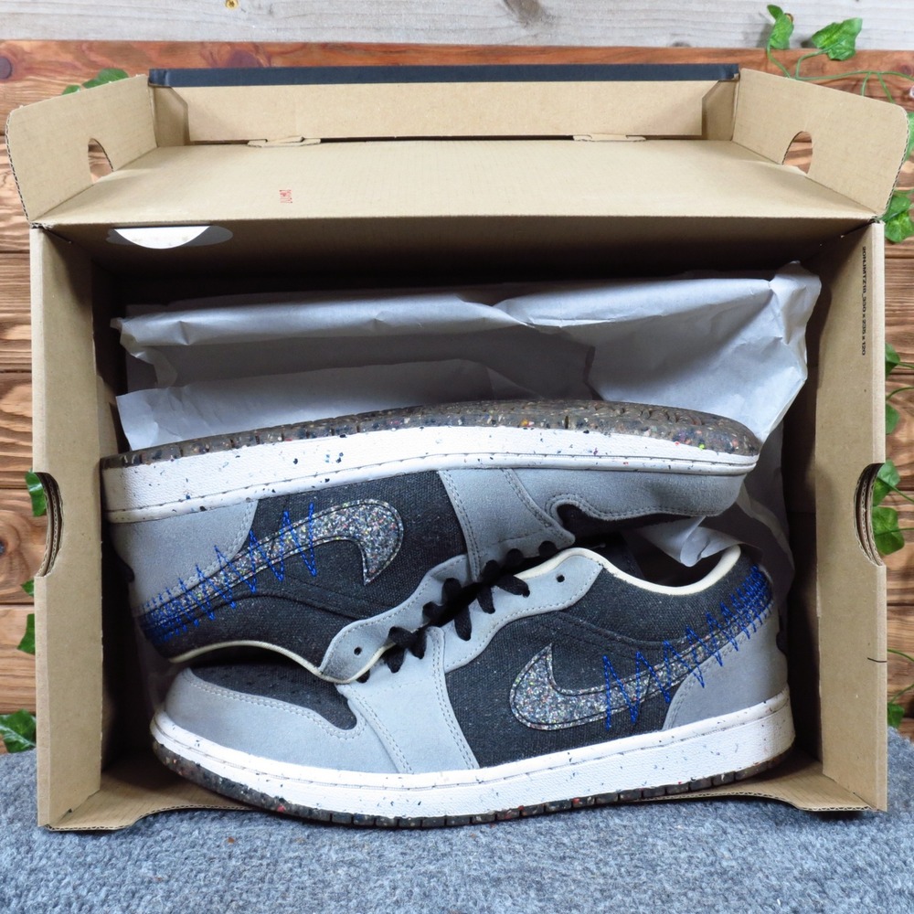 Nike Air Jordan 1 Low SE Crater Mens Sneaker Size 10 Casual Grey DM4657-001
